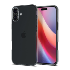 Spigen CRYSTAL FLEX szilikon telefonvédő (ütésállóság, légpárnás sarok) SÖTÉTSZÜRKE Apple iPhone 16 tok és táska