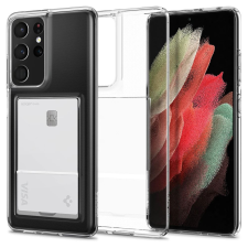 Spigen Crystal Slot Samsung Galaxy S21 Ultra 5G tok átlátszó (ACS02581) tok és táska