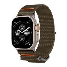 Spigen Durapro Flex Apple Watch S1/2/3 Szövet szíj 42 mm - Barna/Narancs okosóra kellék