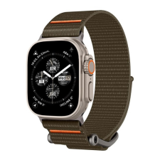 Spigen DURAPRO FLEX pótszíj (egyedi méret, textil, állítható) BARNA/NARANCSSÁRGA okosóra kellék