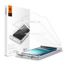 Spigen ELITESHIELD EZ FIT HD képernyővédő üveg (flexibilis, ultravékony + segédkeret) ÁTLÁTSZÓ (AFL09091) mobiltelefon kellék