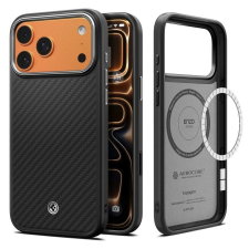 Spigen ENZO ARAMID "T" MAG MAGSAFE iPhone 17 Pro készülékhez tok fekete/ezüst tok és táska