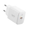 Spigen essential hálózati töltő type-c aljzat (20w, gan, pd gyorstöltő 3.0) fehér