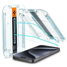 Spigen EZ FIT GLAS.tR iPhone 15 Pro kijelzővédő (AGL06892) mobiltelefon kellék