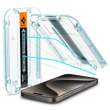 Spigen EZ Fit GLAS.tR Slim iPhone 15 Pro Max kijelzővédő (AGL06872) mobiltelefon kellék