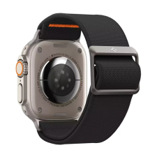 Spigen FIT LITE ULTRA pótszíj (egyedi méret, textil, állítható) FEKETE okosóra kellék