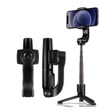 Spigen Gimbal Bluetooth Selfie-bot, tripod S610W, fekete mobiltelefon kellék