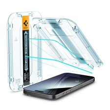Spigen Glas.tR EZ Fit Apple iPhone 15 Pro, Tempered kijelzővédő fólia (2db) mobiltelefon kellék
