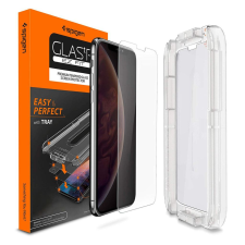 Spigen GLAS.tR EZ Fit Apple iPhone XR kijelzővédő (064GL24818) mobiltelefon kellék