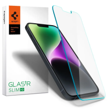 Spigen Glas.tR SLIM Apple iPhone 14 /13/13 Pro Edzett üveg kijelzővédő mobiltelefon kellék