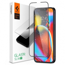 Spigen Glas.Tr Slim Full Cover üvegfólia iPhone 13 / 13 Pro, fekete mobiltelefon kellék