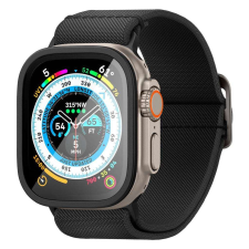 Spigen Glas.tR Slim Pro Apple Watch Ultra Kijelzővédő üveg - Fekete (49mm) okosóra kellék