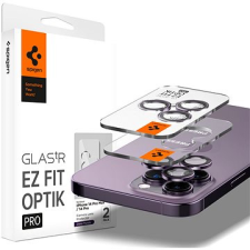 Spigen Glass EZ Fit Optik Pro 2 Pack Deep Purple iPhone 14 Pro/iPhone 14 Pro Max mobiltelefon kellék