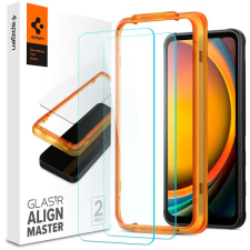 Spigen Glass tR AlignMaster 2 Pack Samsung Galaxy Xcover 7 üvegfólia mobiltelefon kellék