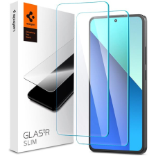 Spigen Glass tR Slim 2 Pack Xiaomi Redmi Note 13 üvegfólia mobiltelefon kellék