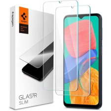 Spigen GlastR Slim Full kijelzővédő üveg Samsung Galaxy M13 4G átlátszó 2db mobiltelefon kellék