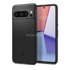 Spigen Google Pixel 8 Pro, Műanyag hátlap védőtok, Spigen Thin Fit, fekete tok és táska