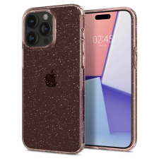 Spigen iPhone 15 Pro Case Liquid Crystal Glitter Rose Quartz tok és táska