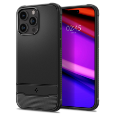 Spigen iphone 15 pro case rugged armor (magfit) matte black acs06703 tok és táska