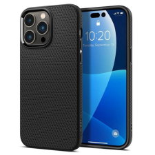 Spigen iPhone 15 Pro Telefontok - SPIGEN Liquid Air - fekete hátlap tok tok és táska