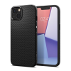 Spigen Liquid Air Apple iPhone 13 Matte Black tok, fekete