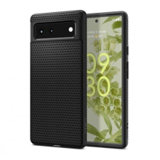 Spigen Liquid Air Google Pixel 6 tok matt fekete (ACS03436) (ACS03436) - Telefontok tok és táska