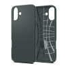 Spigen Liquid Air hátlaptok iPhone 16 sötétzöld