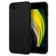 Spigen Liquid Air hátlaptok iPhone 7/8/SE (2020) fekete tok és táska