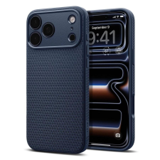 Spigen LIQUID AIR iPhone 17 Pro Max tok készülékhez tengerészkék tok és táska