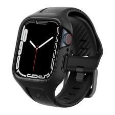 Spigen LIQUID AIR PRO szilikon óra keret (szilikon szíj. ütésállóság) FEKETE okosóra kellék