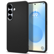 Spigen Liquid Air Samsung Galaxy S25+ tok, Matte, fekete tok és táska