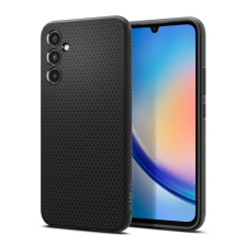 Spigen liquid air szilikon telefonvédő (ütésállóság, légpárnás sarok, rombusz) fekete acs05905 tok és táska