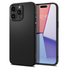 Spigen liquid air szilikon telefonvédő (ütésállóság, légpárnás sarok, rombusz) fekete acs06562 tok és táska