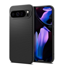 Spigen liquid air szilikon telefonvédő (ütésállóság, légpárnás sarok, rombusz) fekete acs07716 tok és táska