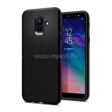 Spigen LIQUID AIR szilikon telefonvédő (ütésállóság, légpárnás sarok, rombusz) FEKETE (596CS24093) tok és táska