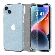 Spigen Liquid Crystal Glitter Apple iPhone 14 Crystal Quartz tok, átlátszó tok és táska