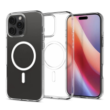 Spigen liquid crystal magsafe szilikon telefonvédő (ütésállóság, légpárnás sarok, magsafe) átlátszó acs08389 tok és táska