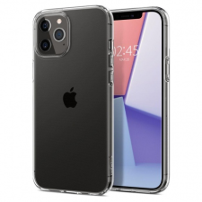 Spigen Liquid Crystal szilikon tok iPhone 12 Pro Max, átlátszó tok és táska