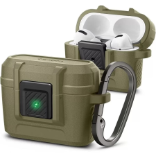 Spigen Lock Fit AirPods Pro fülhallgató töltőtok tartó zöld fülhallgató, fejhallgató tok