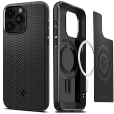 Spigen Mag Armor MagSafe Matte Black iPhone 15 Pro tok és táska