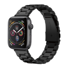 Spigen Modern Fit Apple Watch 45/44/42mm fém szíj, fekete okosóra kellék
