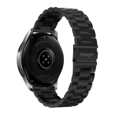 Spigen modern fit pótszíj (univerzális, 22 mm fém, állítható) fekete okosóra kellék