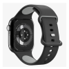 Spigen NANO POP pótszíj (egyedi méret, kicsi, matt, szilikon) FEKETE Apple Watch Series 5 40mm, Watch Series 4 40mm, Watch Series 3 38mm