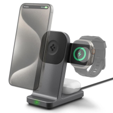 Spigen OneTap Pro 3 3az1-ben vezeték nélküli töltőállvány (AMP06527) (AMP06527) mobiltelefon kellék