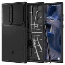 Spigen Optik Armor, black - Samsung Galaxy S23 Ultra ACS05639 tok és táska