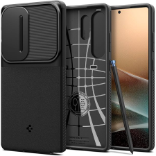Spigen Optik Armor Black Samsung Galaxy S 2025 Ultra tok tok és táska