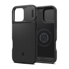Spigen Optik Armor MagFit Apple iPhone 16 Pro tok, fekete tok és táska