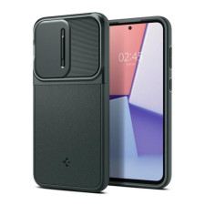 Spigen OPTIK ARMOR szilikon telefonvédő (kameravédő) SÖTÉTZÖLD tok és táska