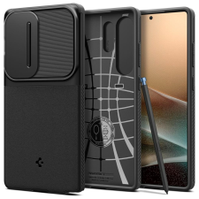 Spigen Optik Armor tok Samsung Galaxy S25 Ultra - fekete tok és táska