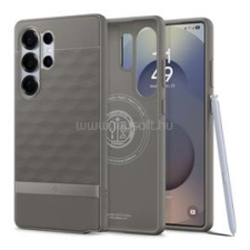 Spigen PARALLAX szilikon telefonvédő (ütésállóság, légpárnás keret, MagSafe, 3D rombusz) VILÁGOSSZÜRKE (ACS09055) tok és táska